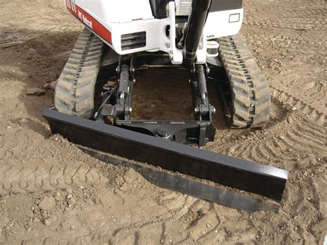 using a bobcat mini excavator on hills|angle blade for mini excavator.